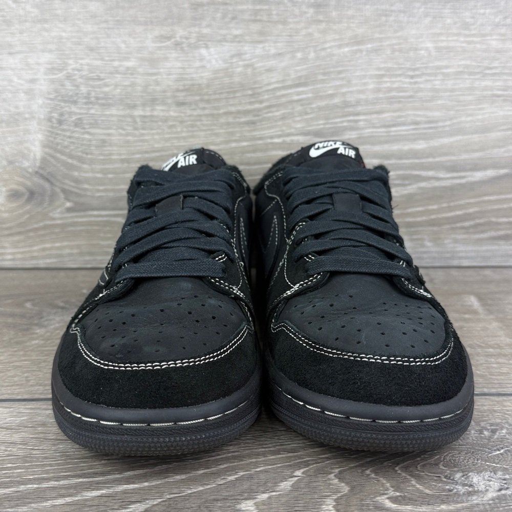 Nike Air Jordan 1 Retro Low OG SP x Travis Scott Men’s 9.5 Black Phantom Sneaker - Picture 2 of 16
